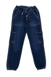 Boys Comfortable Denim Cargo Pant